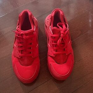 Nike Red Monochrome Running Sneakers